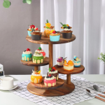 Fourth floor Acacia wooden cake stand - Image 3