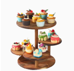 Fourth floor Acacia wooden cake stand - Image 6
