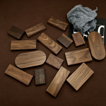 Walnut wooden base