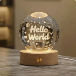 Wooden base Led light
